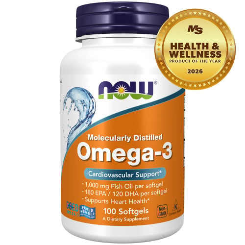 NOW Foods Omega-3, 100 Softgels