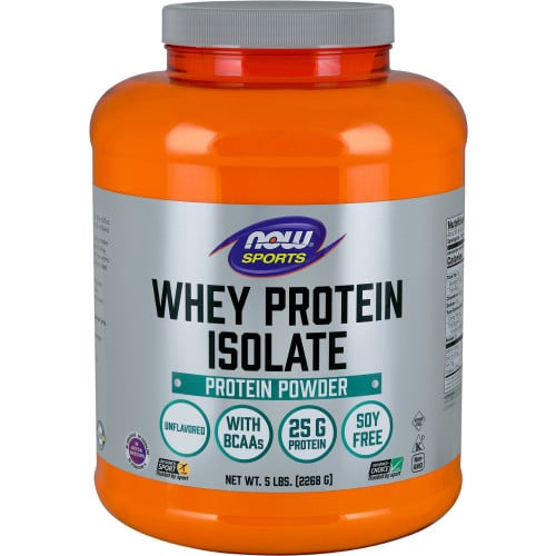 NOW Whey Protein Isolate, 5lbs