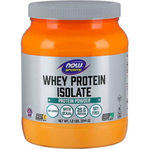 NOW Whey Protein Isolate, 1.2lbs