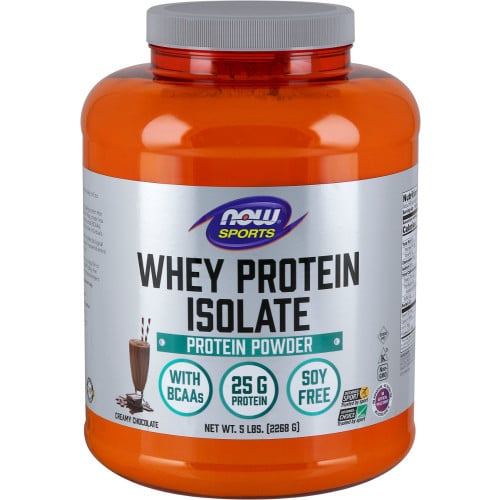 NOW Foods Whey Protein Isolate, 5lbs