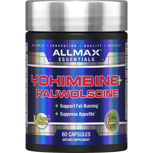 AllMax Nutrition Yohimbine + Rauwolscine, 60 Capsules