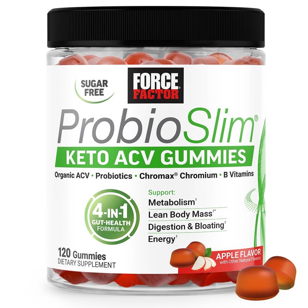 Force Factor ProbioSlim Keto ACV Gummies Bottle