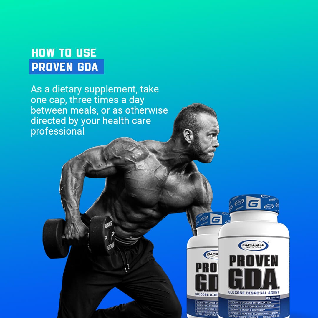 How to use Proven GDA usage guide suggesting one capsule three times a day between meals