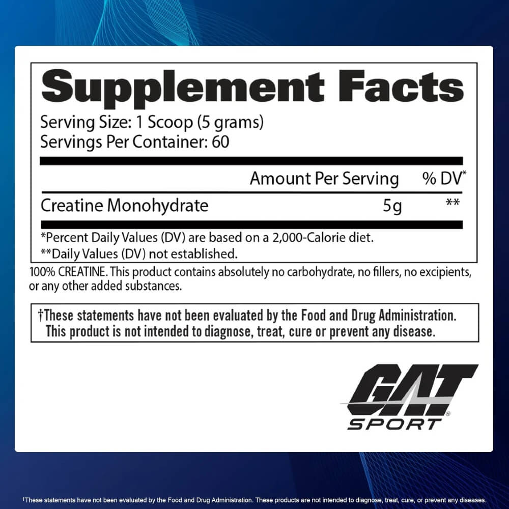 Supplement facts panel