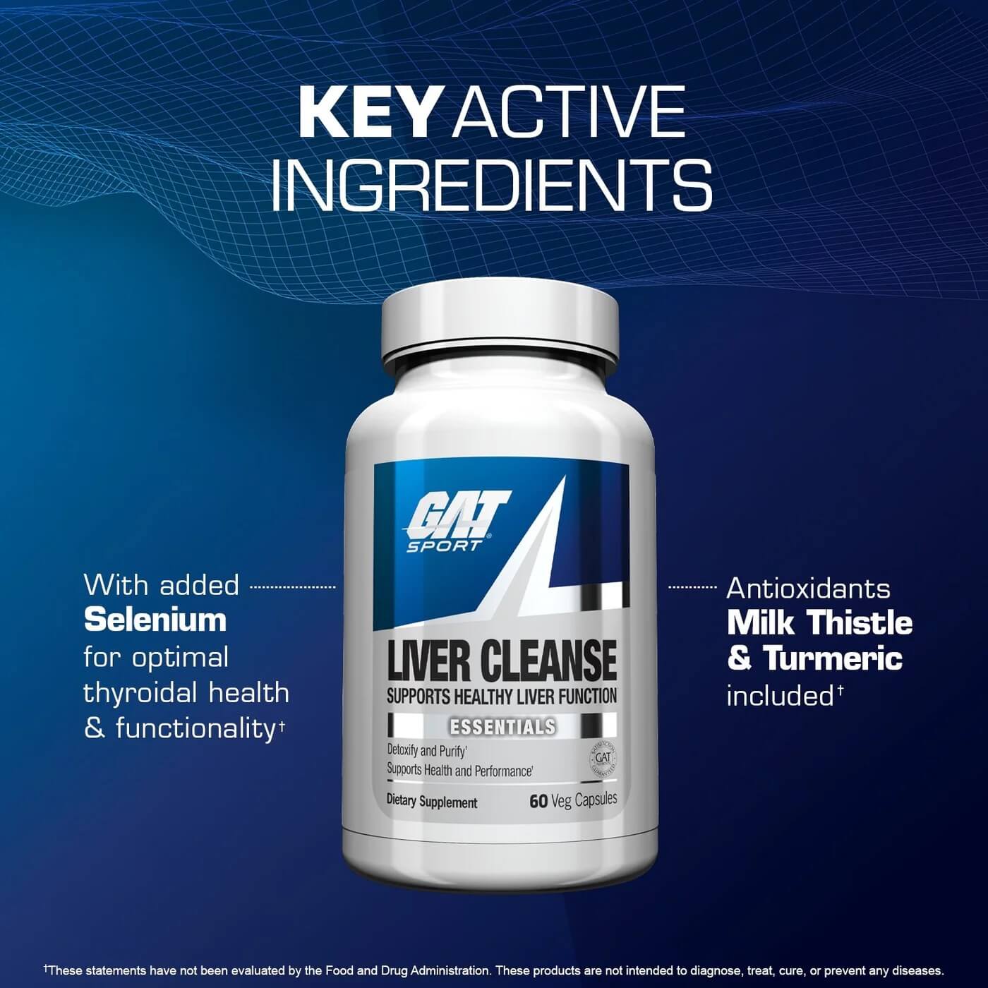 Key Active Ingredients including Selenium, Milk Thistle, and Turmeric
