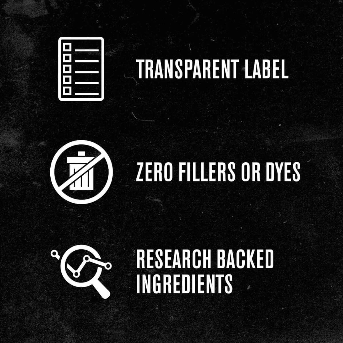 Jacked Factory KSM-66 Transparent Label, Zero Fillers or Dyes, Research Backed Ingredients