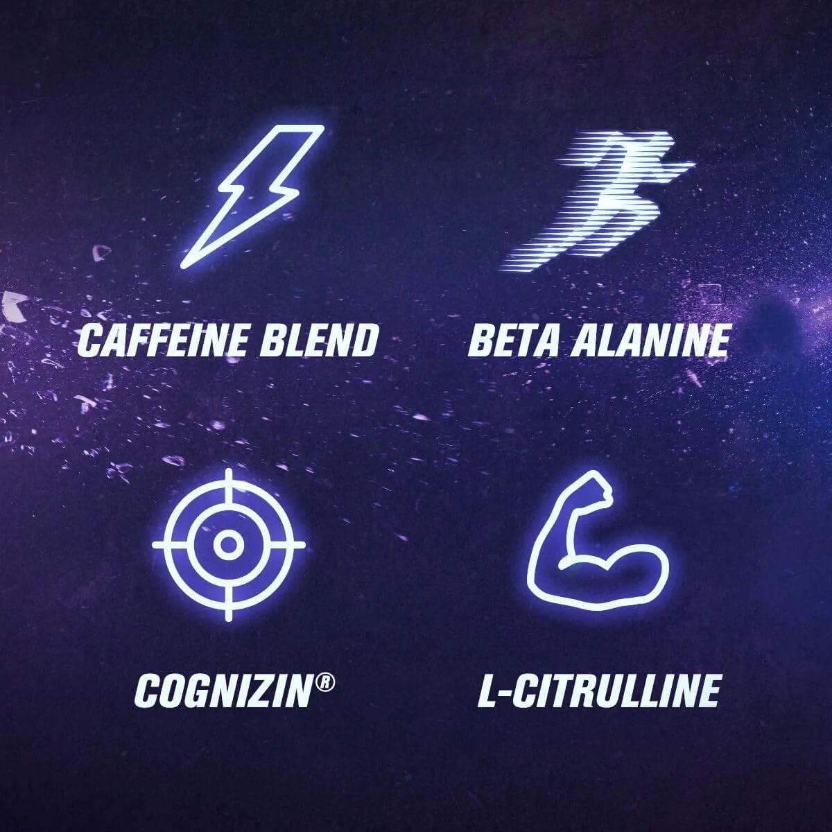 Jacked Factory x John Wick Wick Mode Pre-Workout Caffeine Blend, Beta Alanine, Cognizin, L-Citrulline