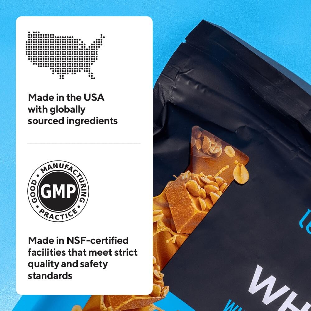Made in the USA in NSF-certified facilities meeting strict GMP quality and safety standards