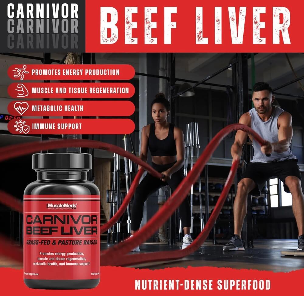 Carnivor Beef Liver - promotes energy production*, muscle and tissue regeneration*, metoablic health*, immune support*