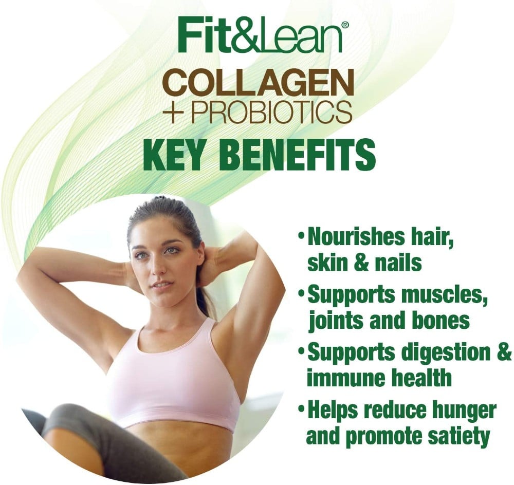 Woman working out with Fit and Lean CliniCal Key Benefits