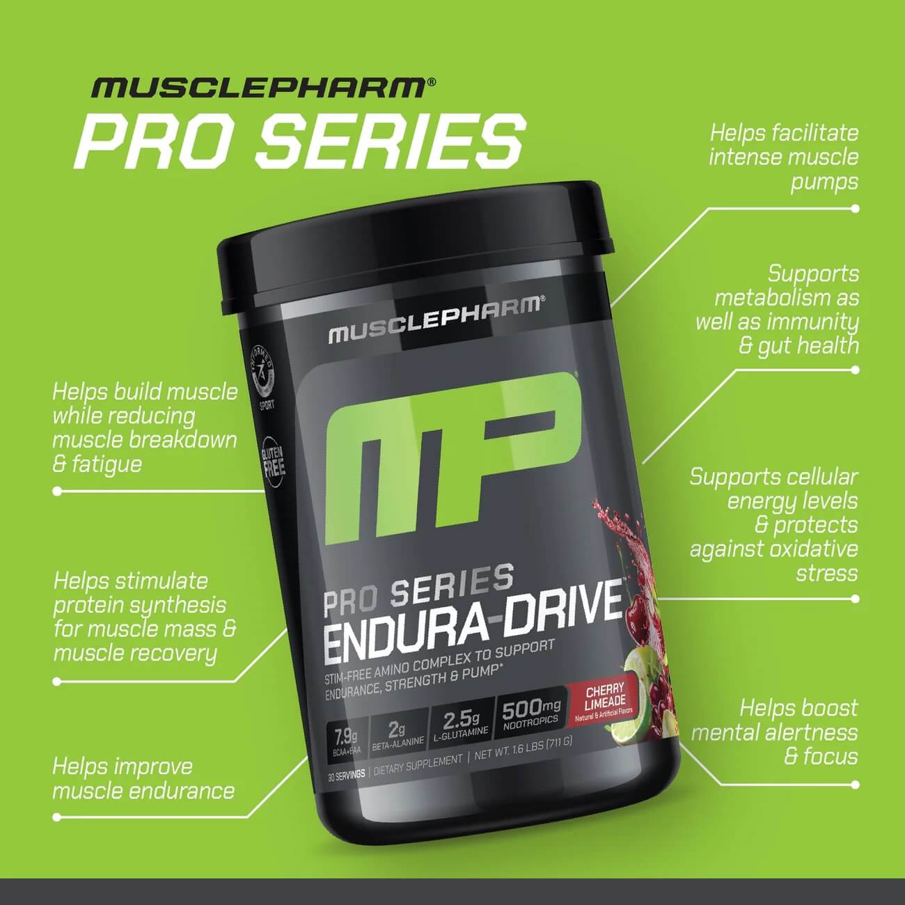 MusclePharm ENDURA-DRIVE Advanced Endurance & Electrolyte Fuel