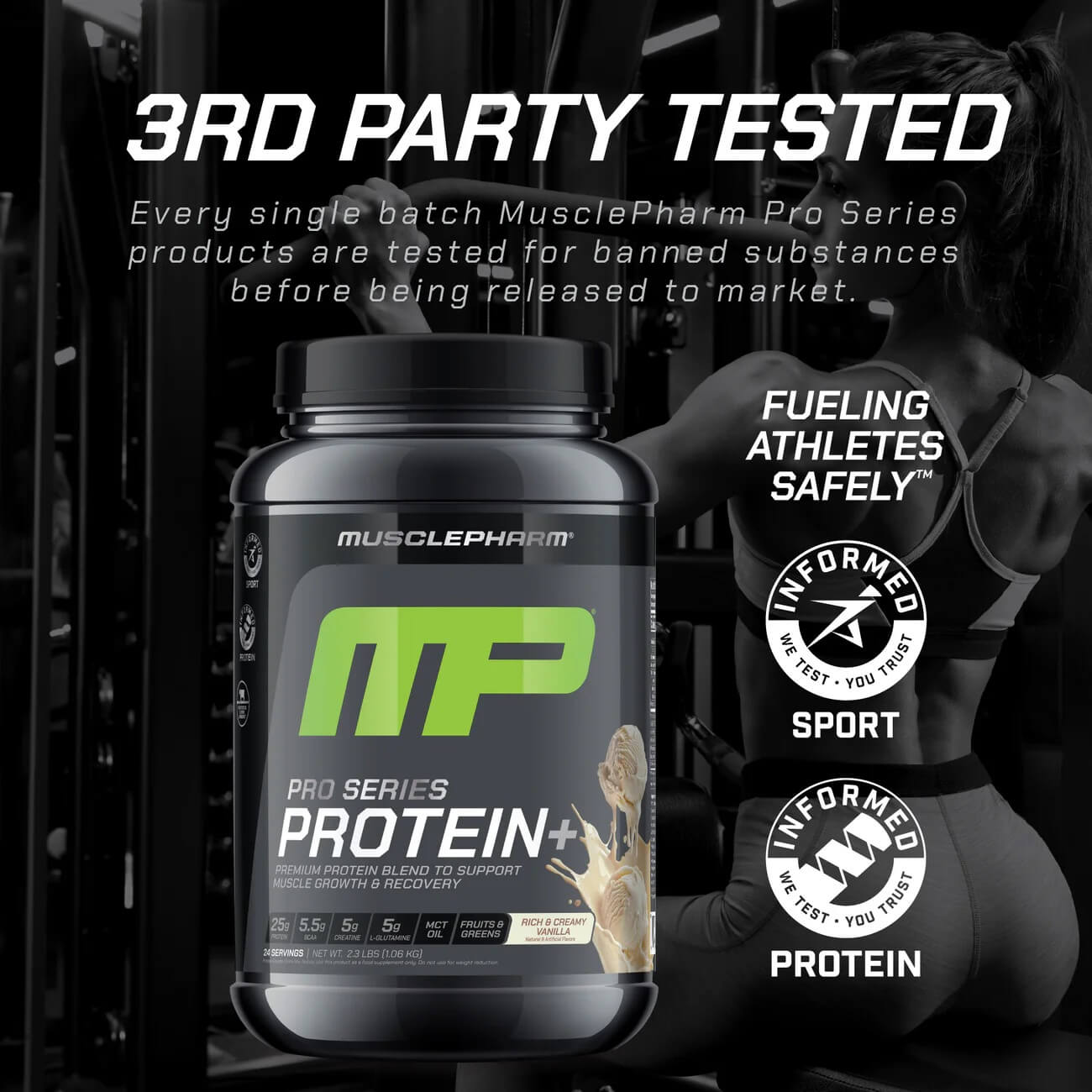 MusclePharm Pro Series PROTEIN+ Info Graphic