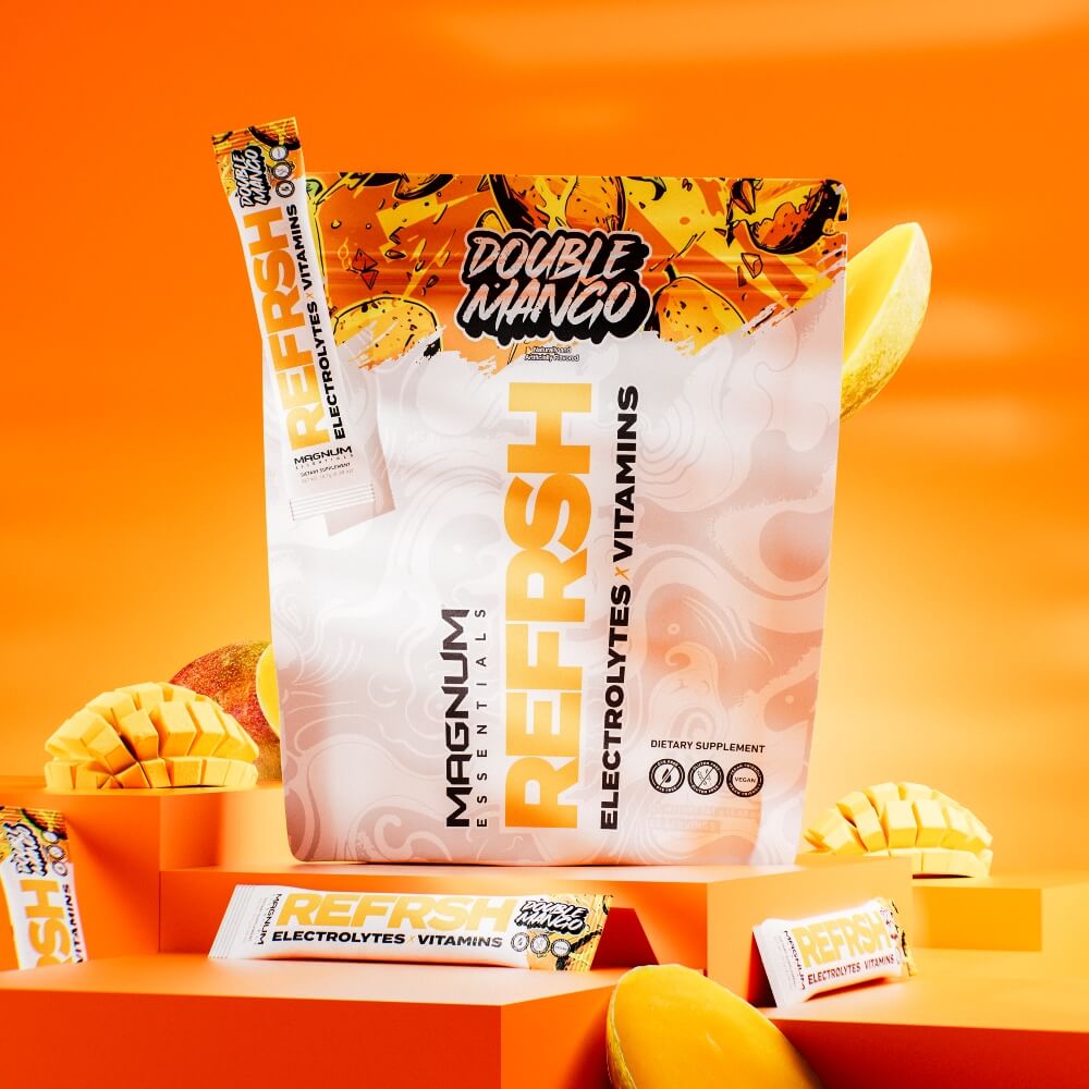 Double Mango flavor graphic