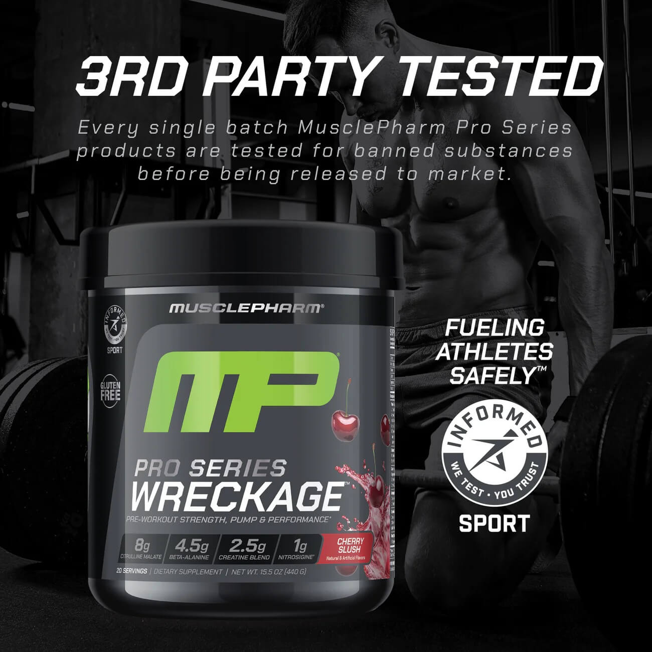 3rd Party Tested - Informed Sport Certified