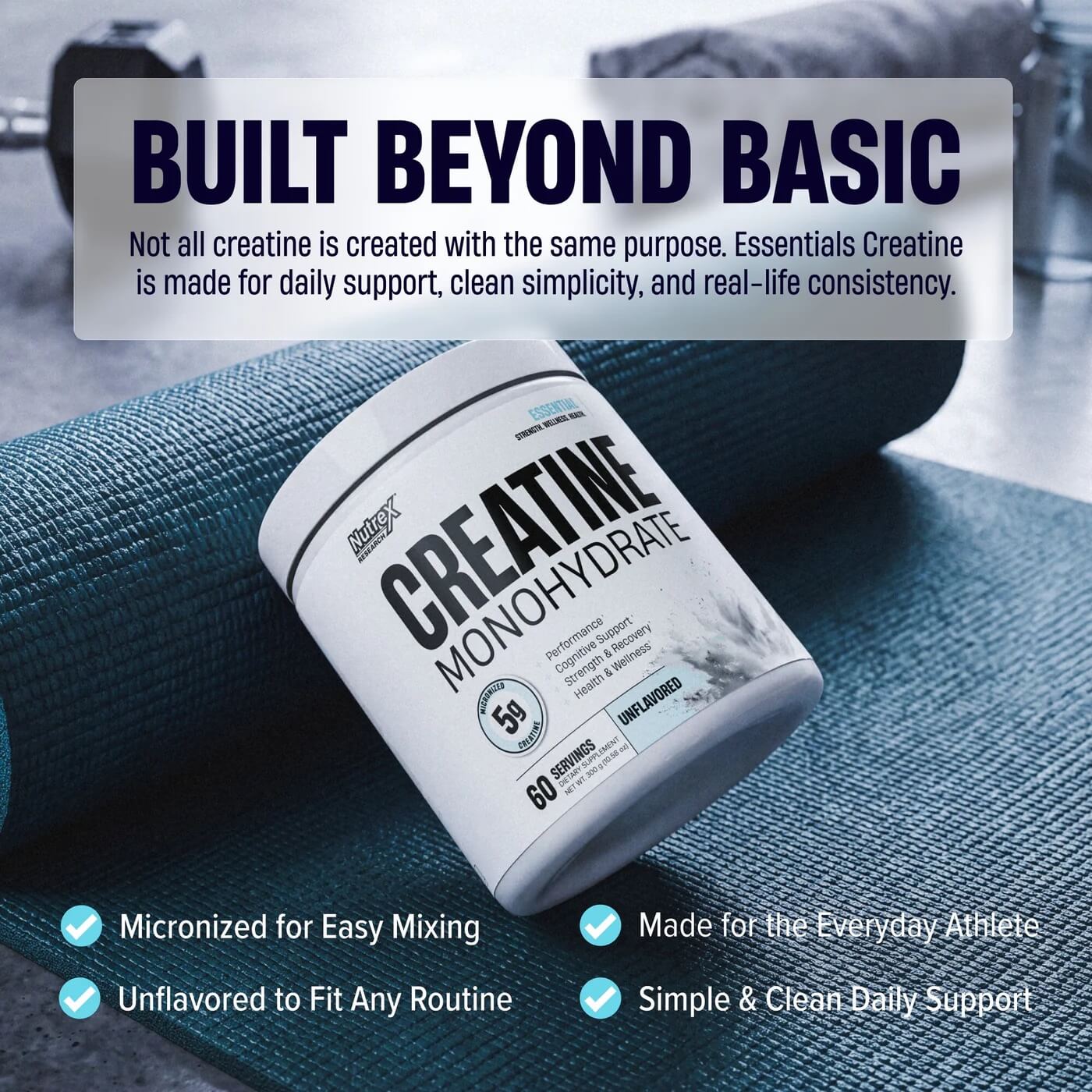 Nutrex Creatine Monohydrate - Daily Strength Starts Here