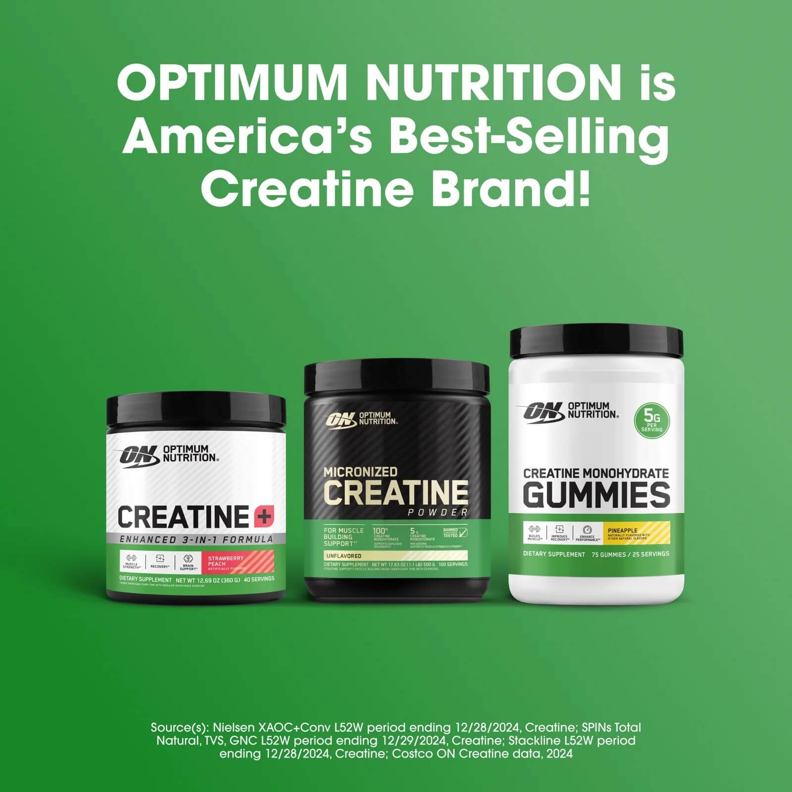 Optimum Nutrition Creatine Gummies ingredients