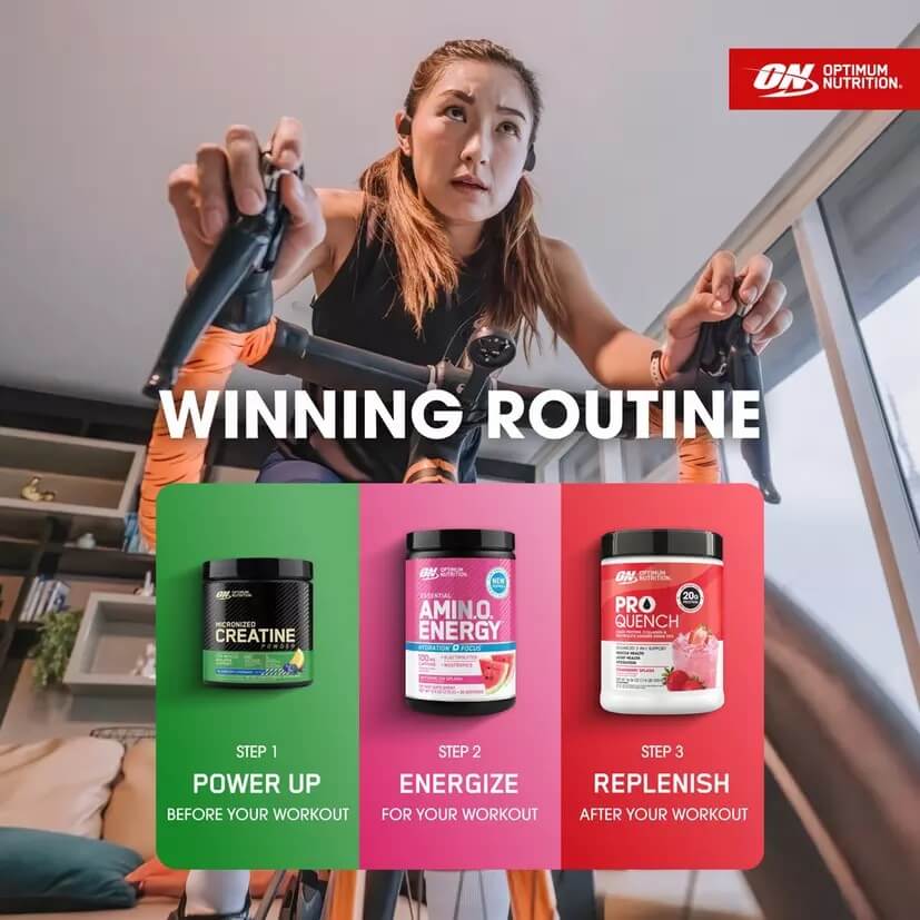 PRO Quench as part of a winning workout routine