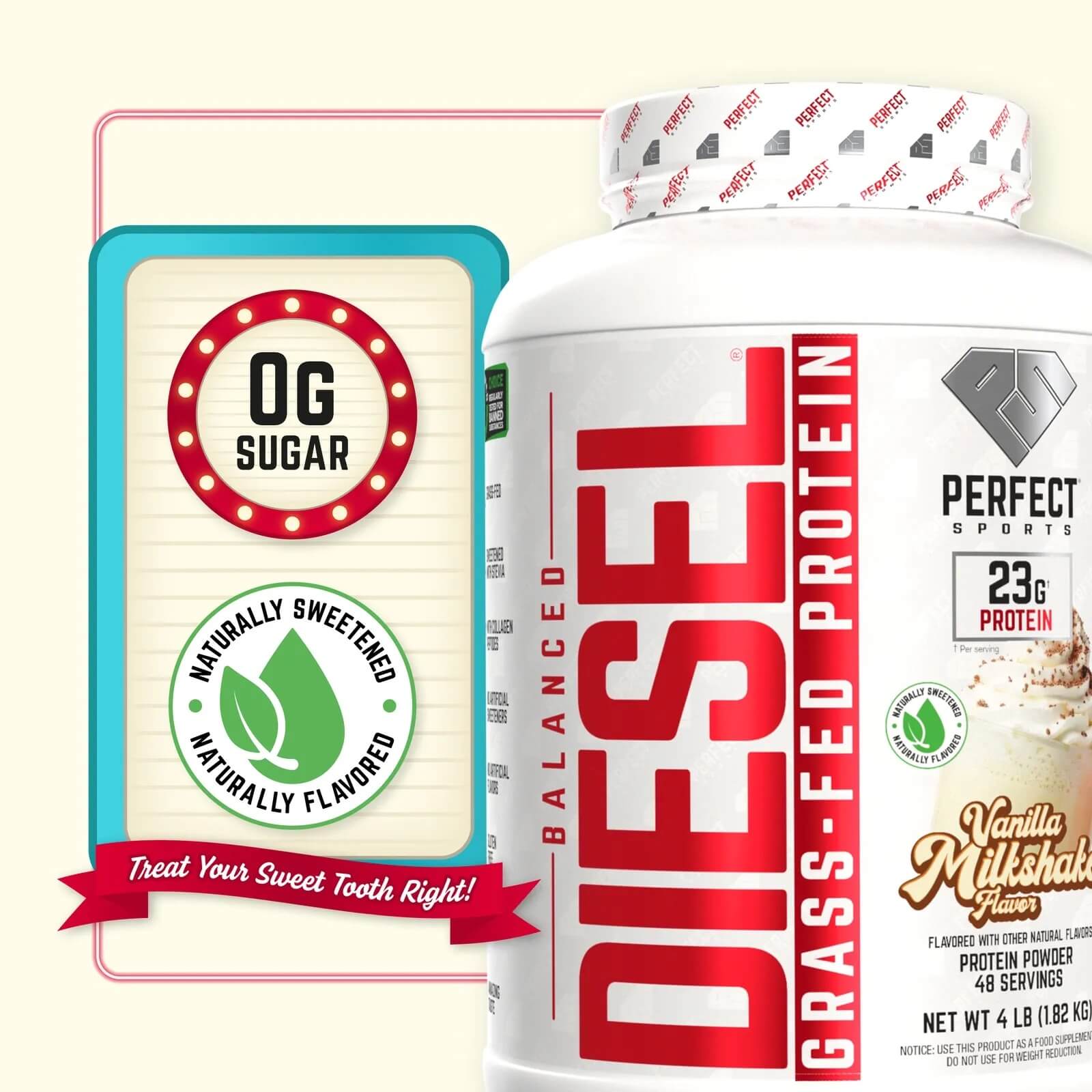 Balanced Diesel Treats Your Sweet Tooth Right with 0g Sugar, Naturally Sweetened and Naturally Flavored