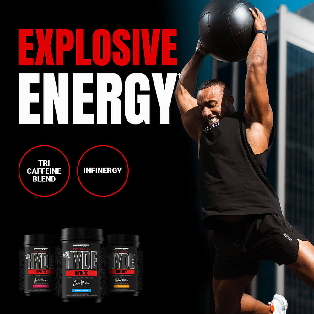 Explosive Energy featuring Tri-Caffeine Blend and Infinergy