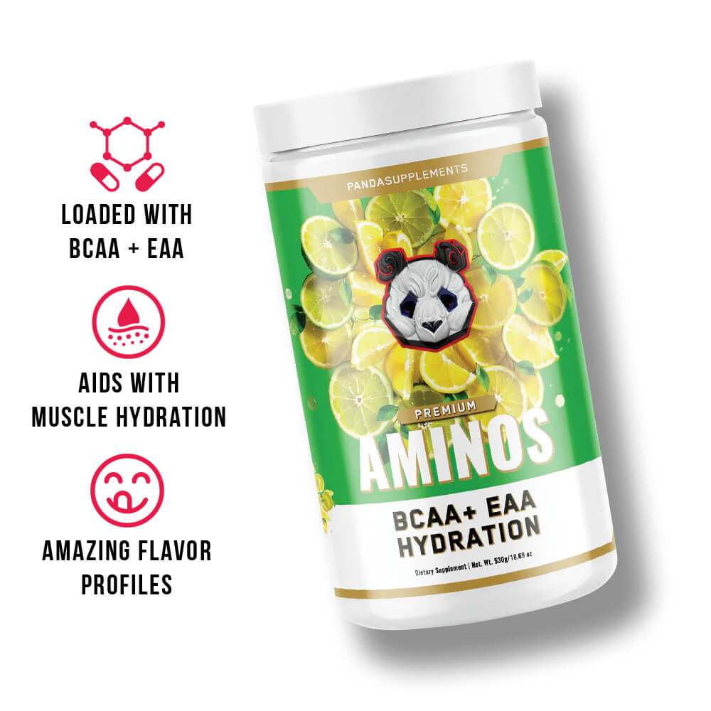 Panda Supplements Premium Aminos BCAA + EAA Hydration