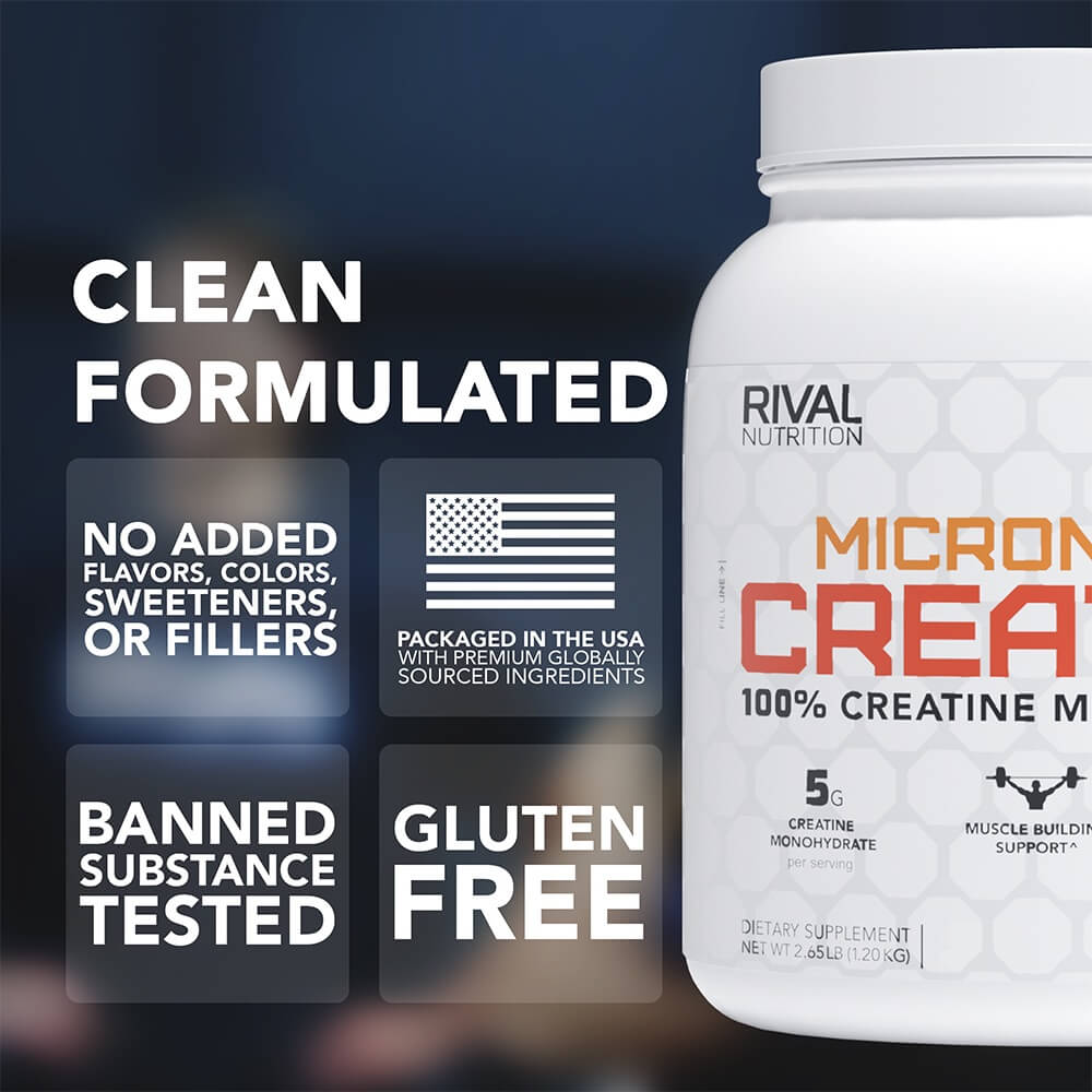 Clean Formulated Micronized Creatine
