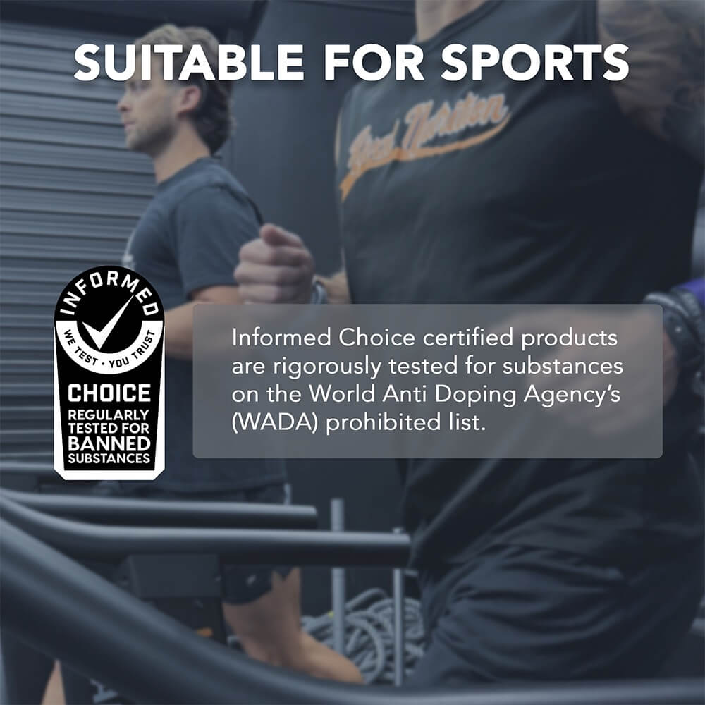 Suitable for Sports WADA Prohibited List Tested
