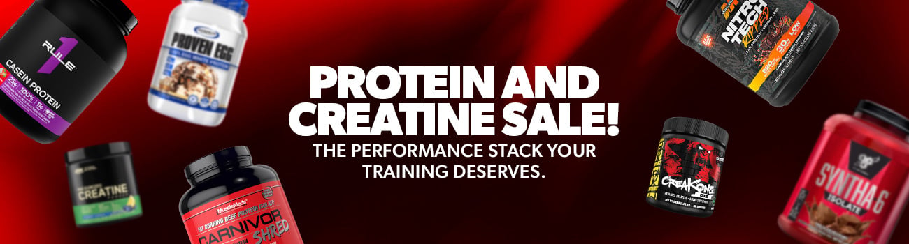 Protein & Creatine Sale! The performance stack your training deserves.
