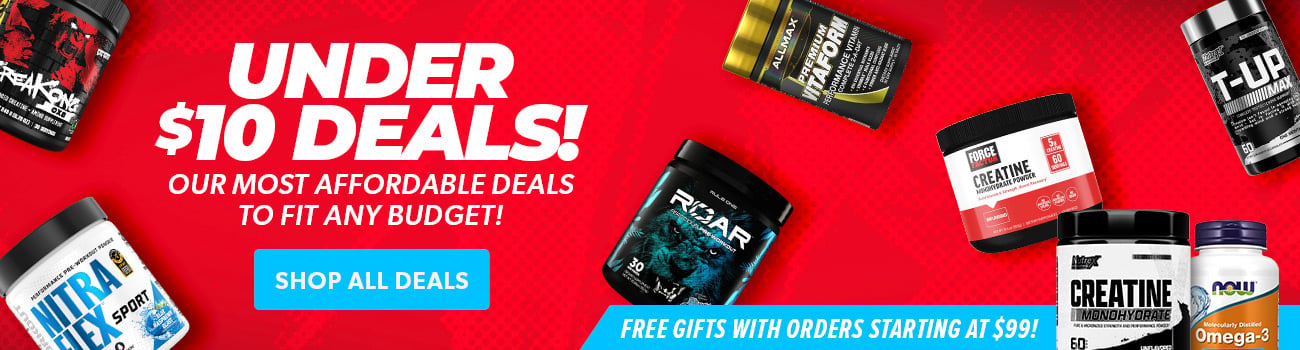 Under $10 Deals! Our most affordable deals to fit any budget!