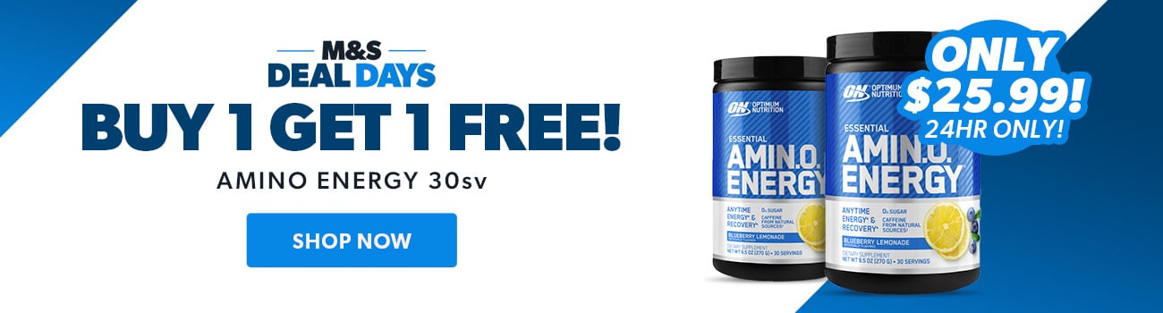 M&S Deals Days! ON Amino Energy 30sv Buy 1 Get 1 FREE!