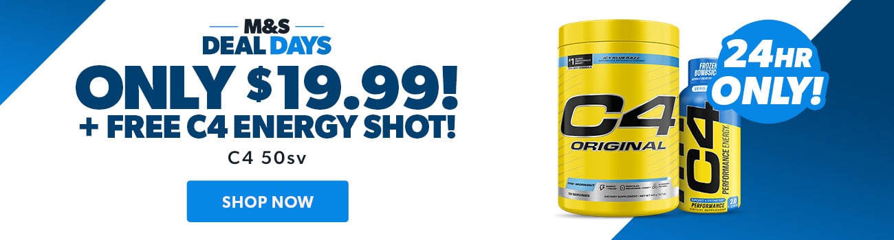 M&S Deals Days! Cellucor C4 50sv Only $19.99 + FREE C4 Energy Shot!